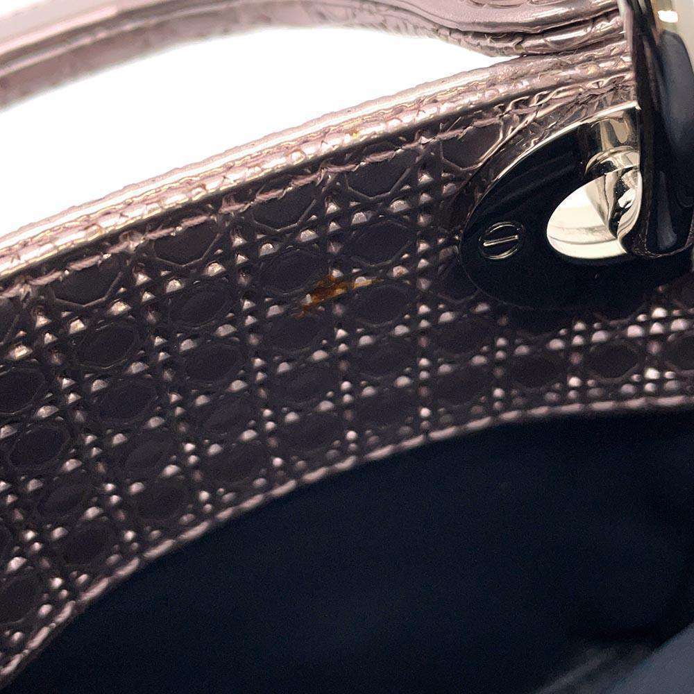 Christian Dior handbag Lady Cannage shoulder bag - Picture 8 of 12